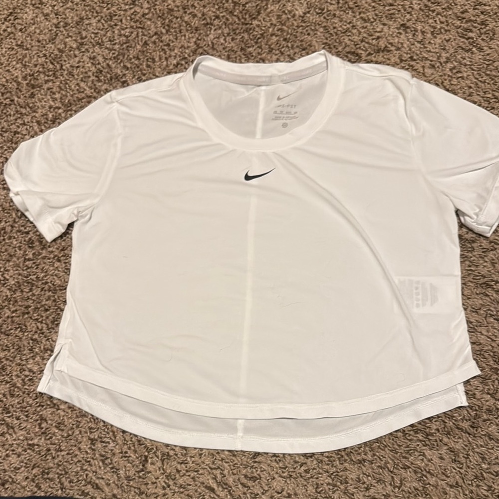 Nike White Short Sleeve Top
